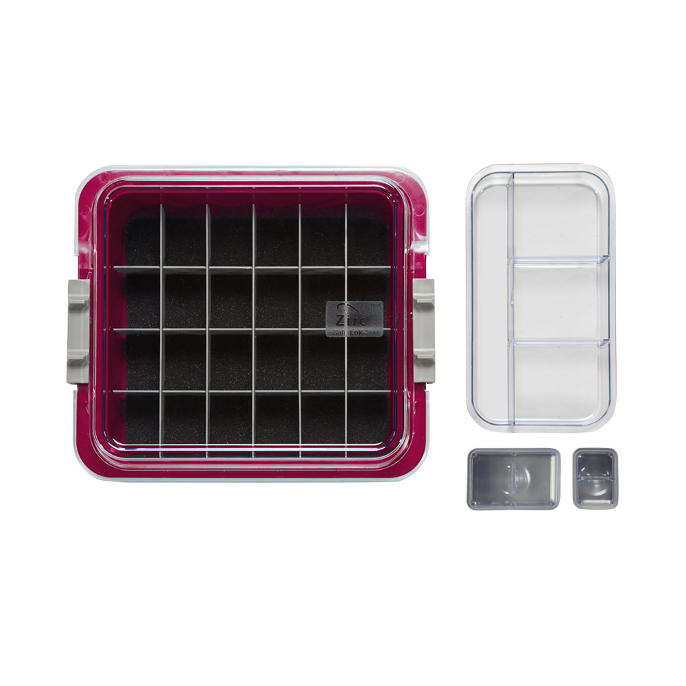 Materiaalbak compleet neonroze, stuk