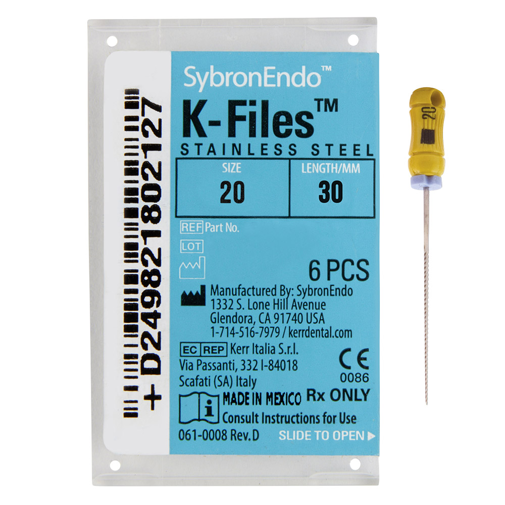 K-Vijlen 020 30 mm, 6 stuks