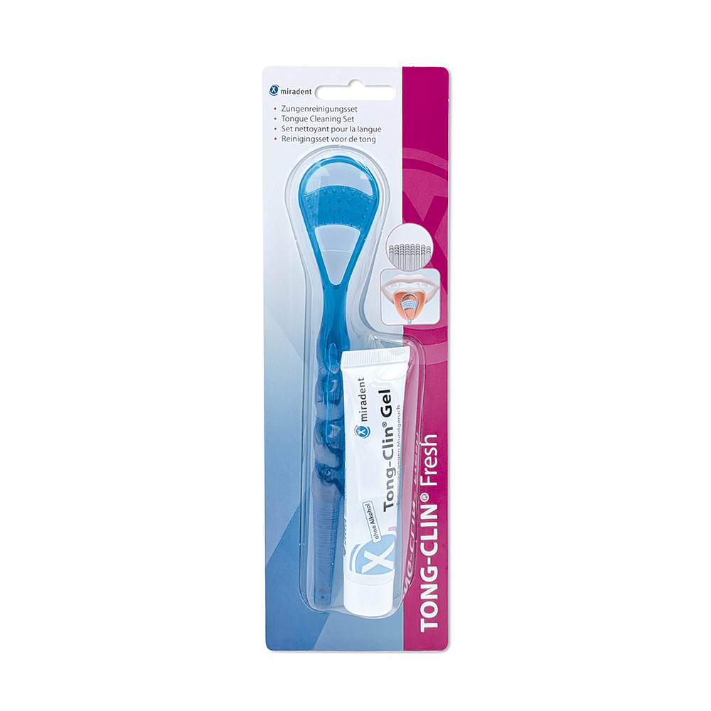 Tong-Clin Fresh tongreiniger + gel, verpakking