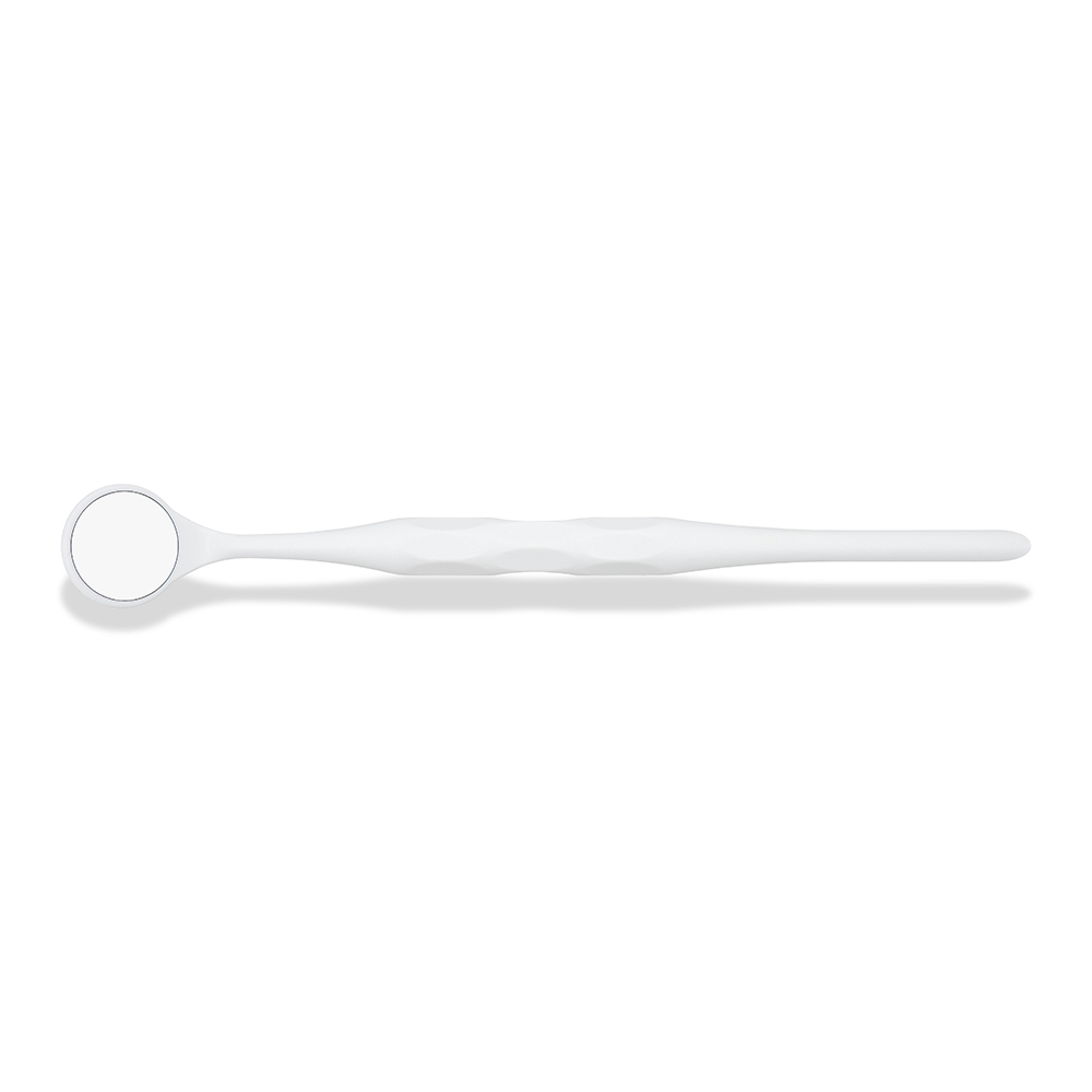 Mondspiegel Relax FS Rhodium 5 plan wit, 10 stuks