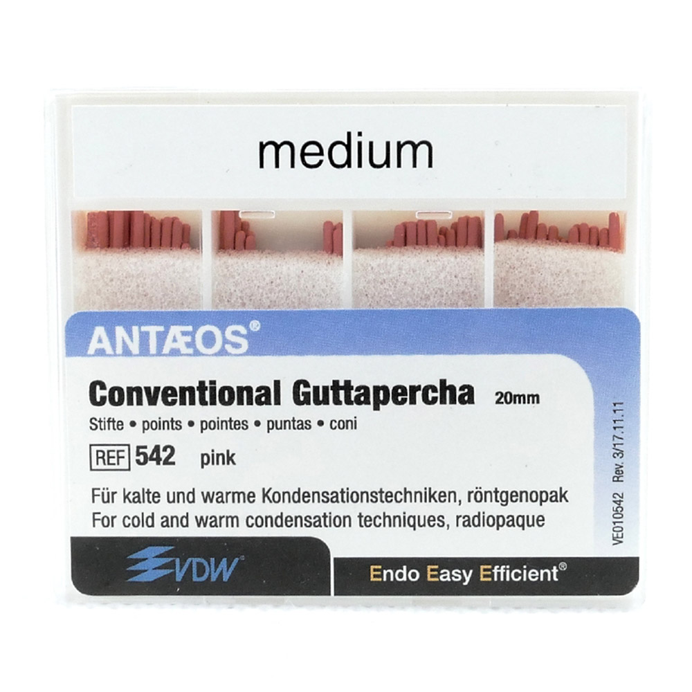Guttapercha-pennen 542 m roze, set