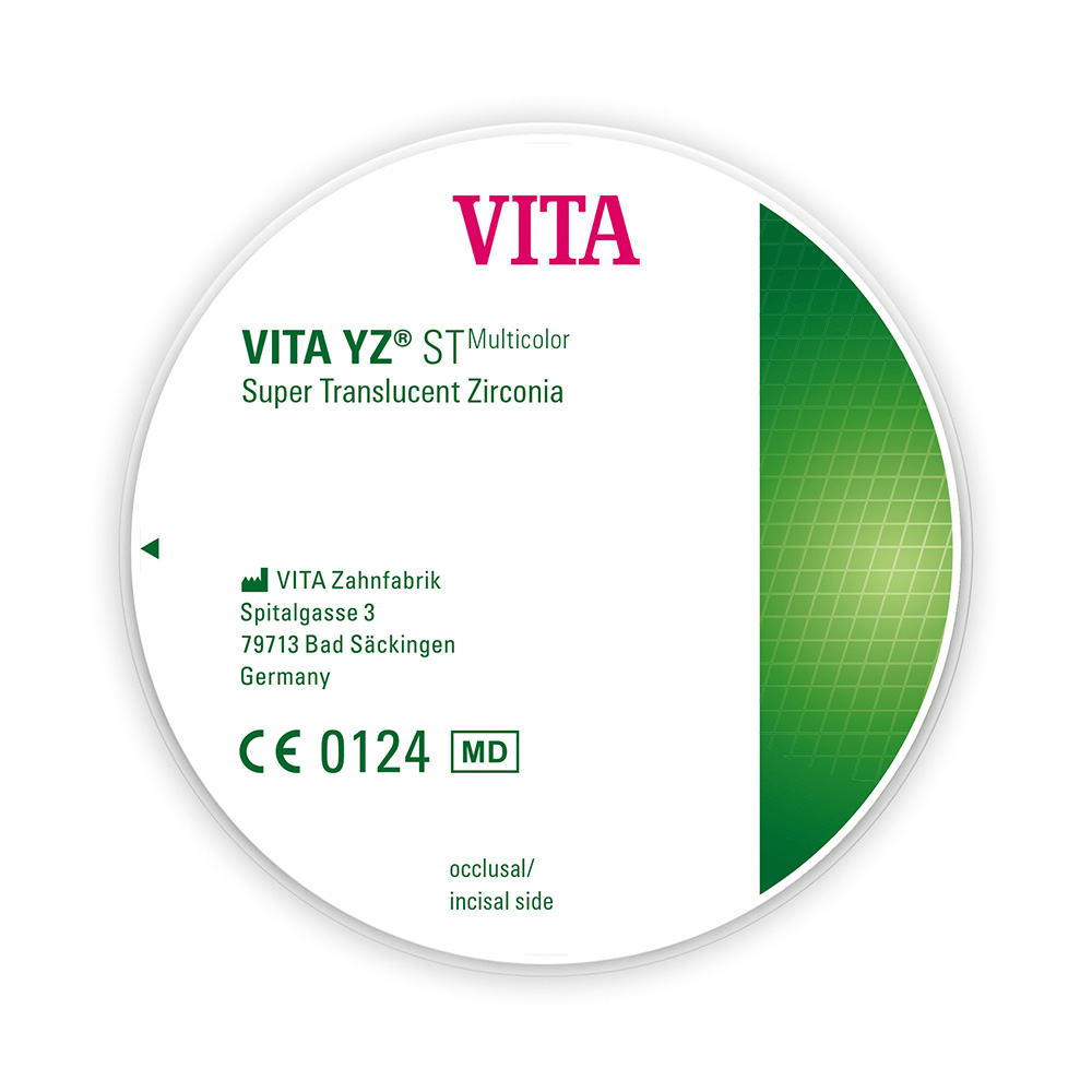 VITA YZ ST Multicolor Disc B4 98,4 x 18 mm, stuk