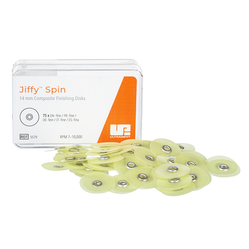 Jiffy Spin Disk 14 mm fijn geel, 75 stuks