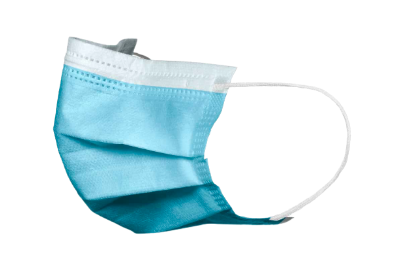 TOP MASK Ultrasafe mondmasker. blauw. 50st.