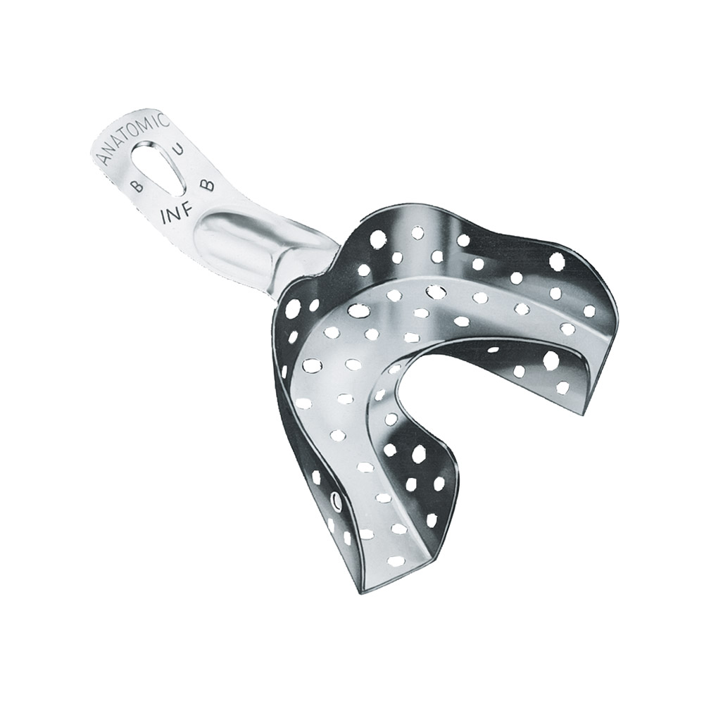 Afdruklepel Anatomic gelocht BU-4, stuk