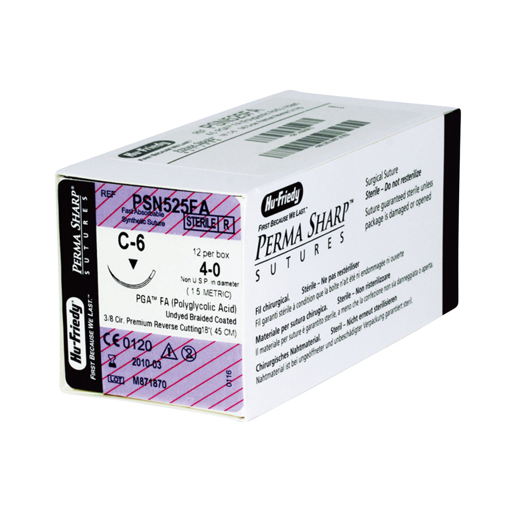 Naaldmateriaal PGA ongekleurd PSN525FA, 12 stuks