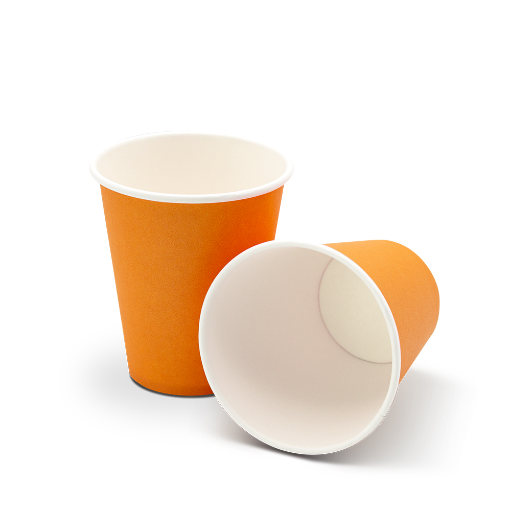 Mondspoelbekers papier 180 ml oranje, 3000 stuks
