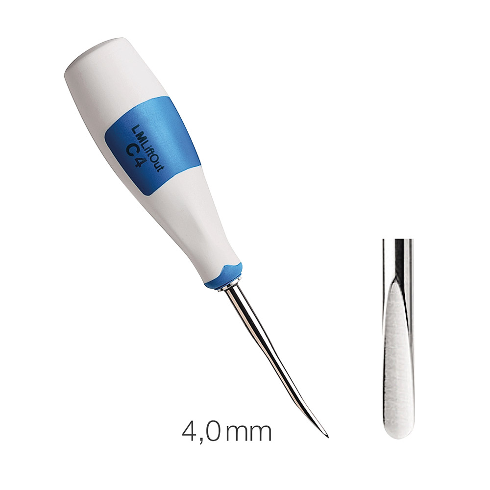 Wortelheffer LiftOut C4 4 mm gebogen, stuk