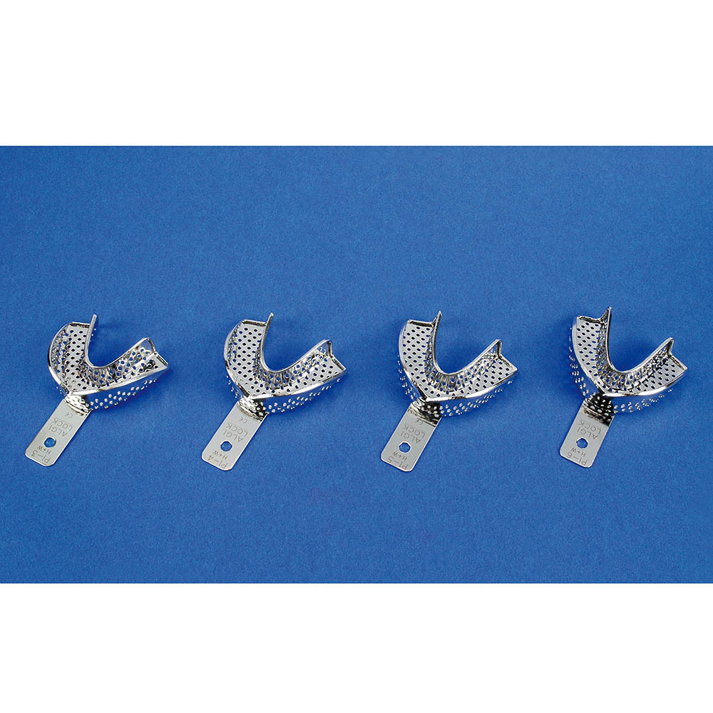 Afdruklepels Algilock geperforeerd OK+UK, set