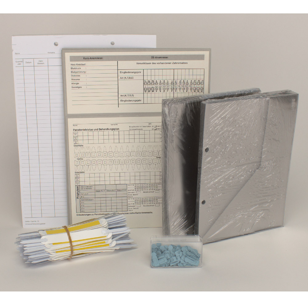 Derfla-Card-Plus grijs, 100 stuks