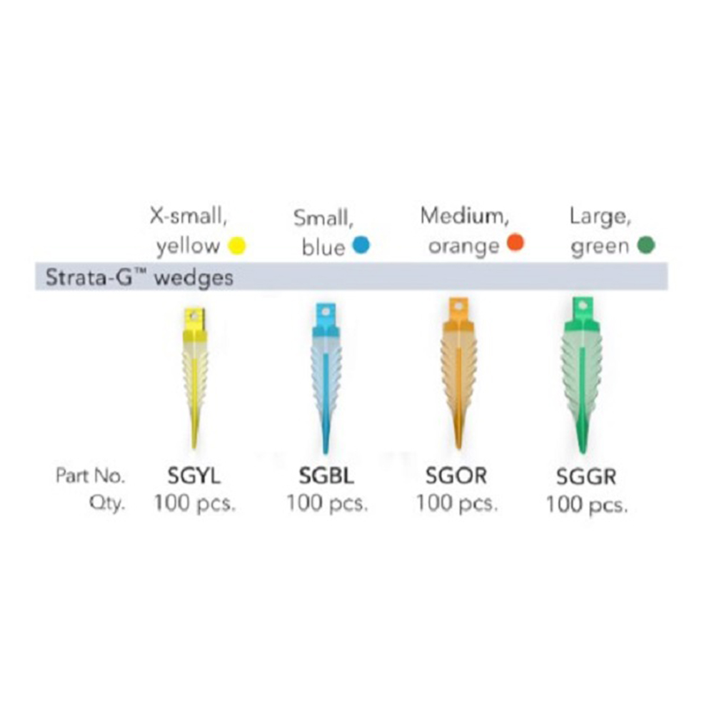 Strata-G wiggen, 4 x 100 stuks assortiment