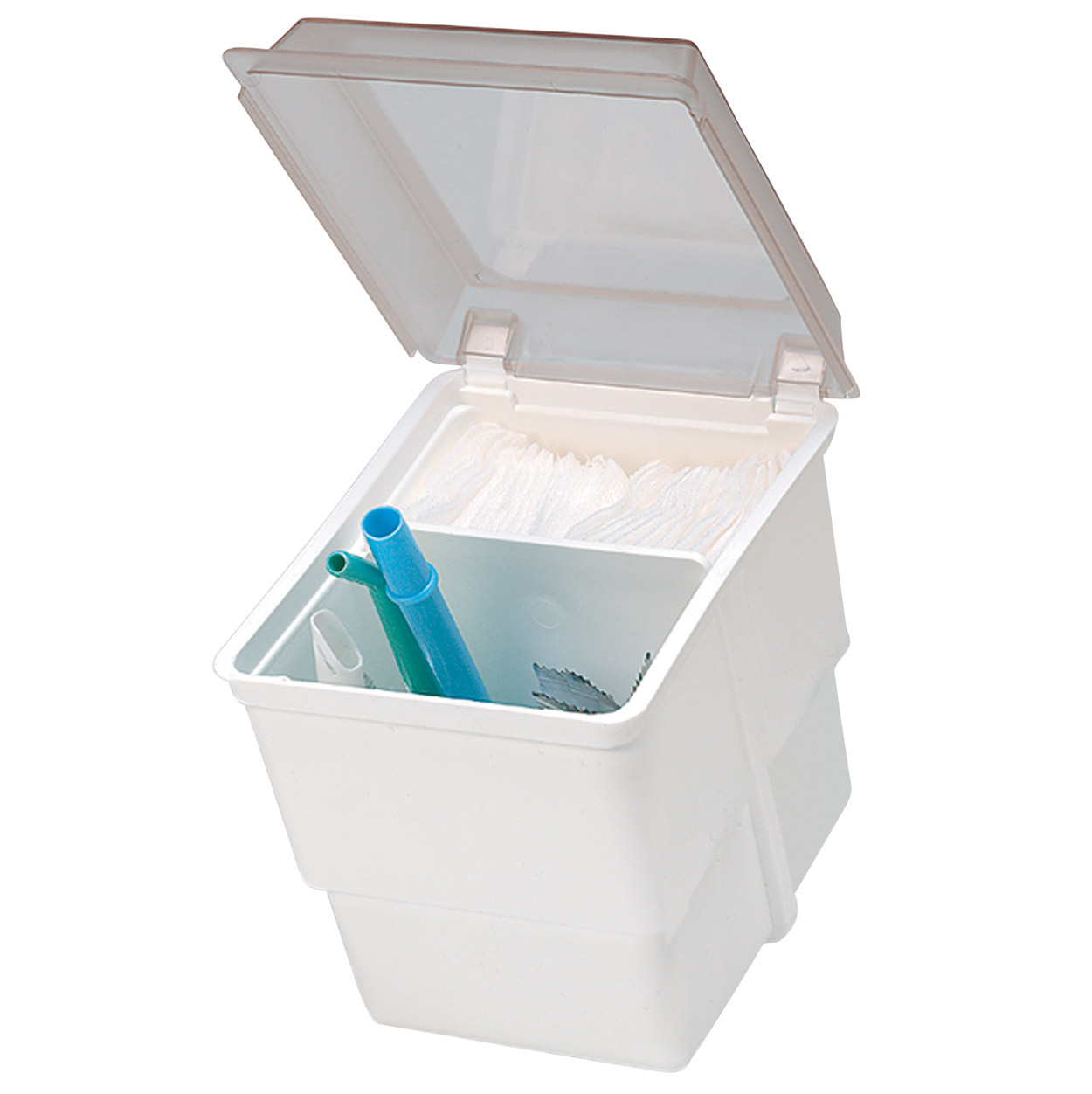 E-Z Storage Tub deksel helder wit, stuk