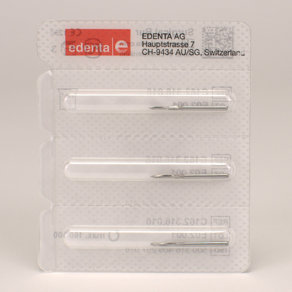 Chirurgische frees FGXL C162 016, 3 stuks