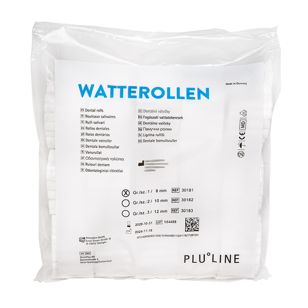 PLULINE Wattenrollen maat 1, 300 g