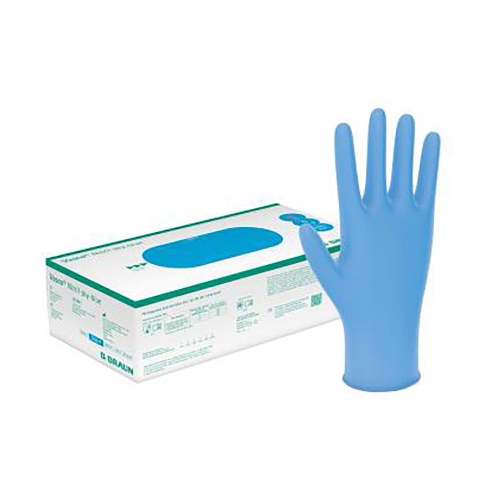 Vasco Nitril hemelsblau handschoenen maat L, 100 stuks