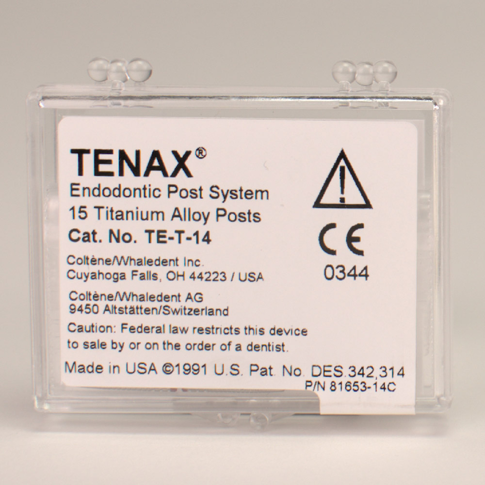 Tenax Titanstifte 1,4 mm rood, 15 stuks