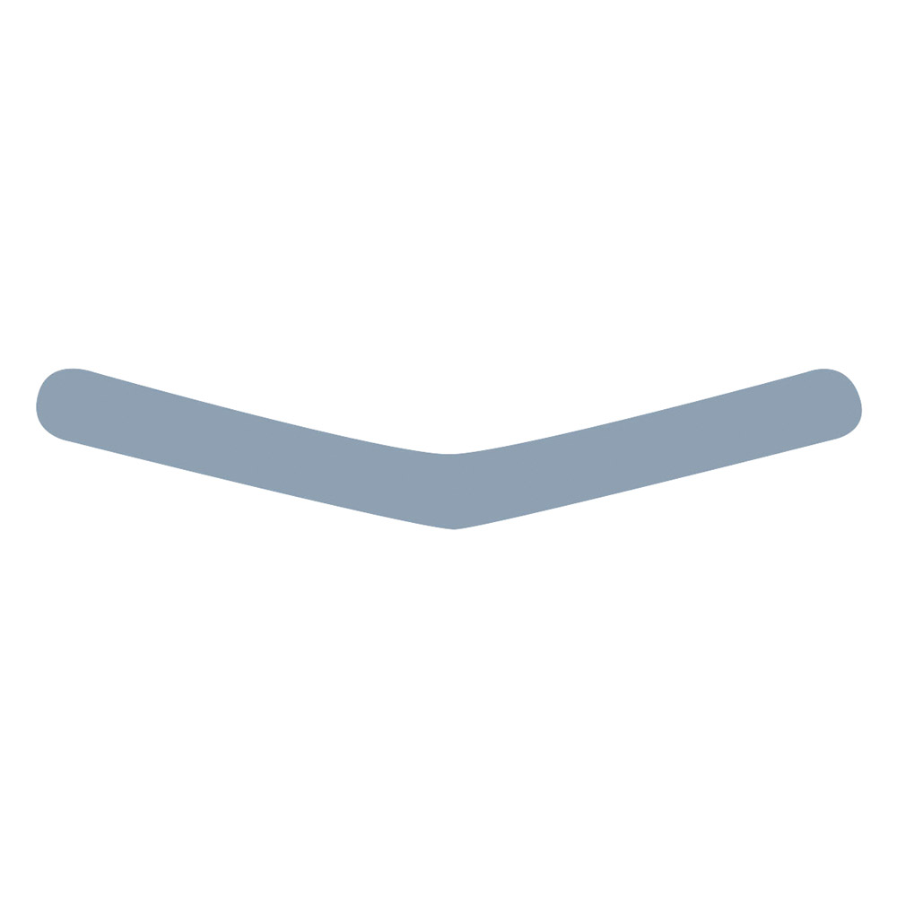 Tofflemire Slick Band regulier grijs, 50 stuks