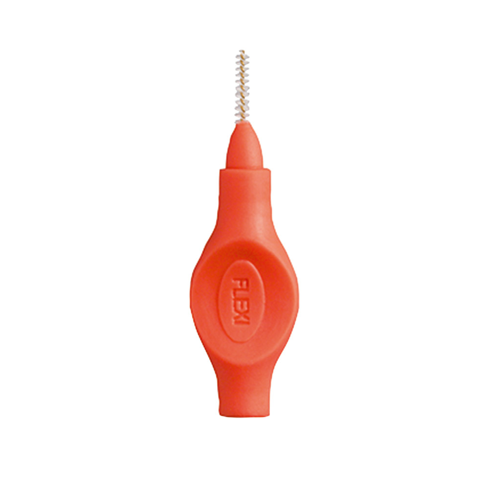 Interdentale borstels Flexi oranje 0,8, 6 stuks