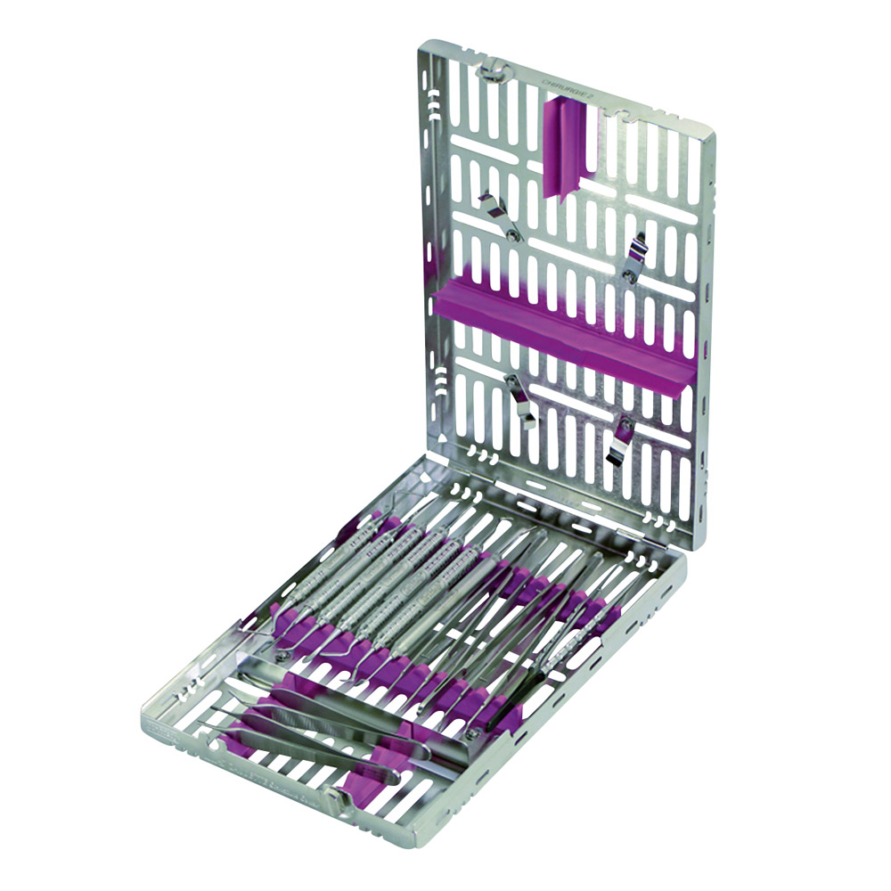 IMS Kassette Signature Chirurgie 18 instrumenten roze, stuk