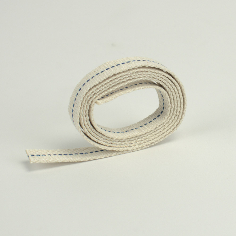 Docht 12 mm breed Becht 460 meter, stuk