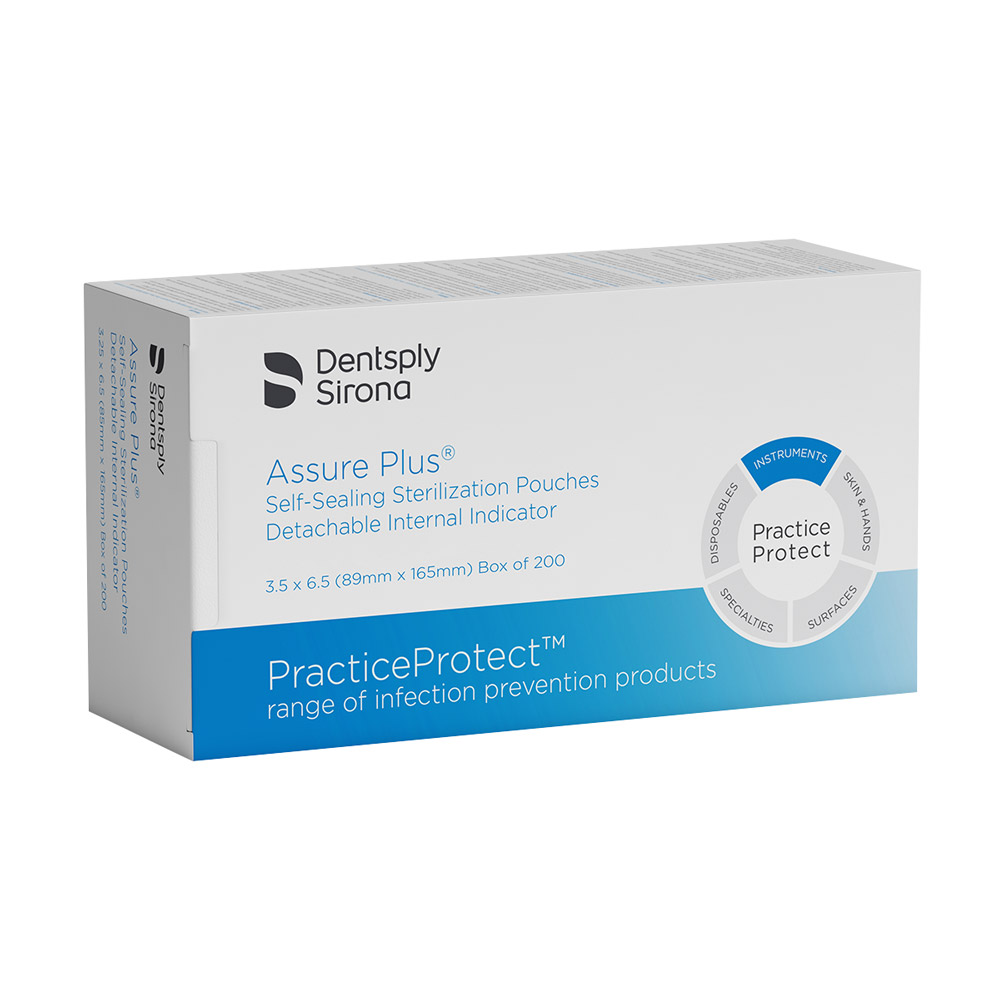 Assure plus steriele zakjes 85 x 165, verpakking