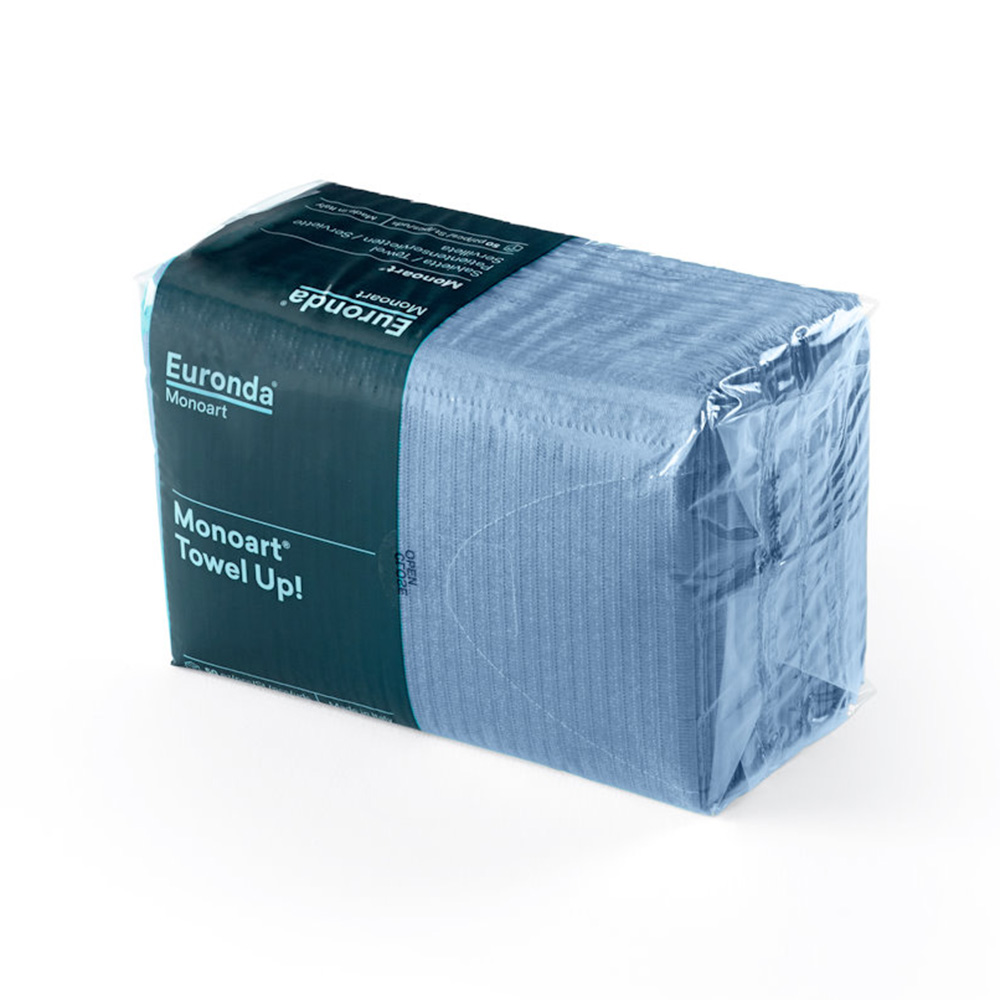 Monoart patiëntenservetten 33 x 45 cm h-blauw, 500 stuk