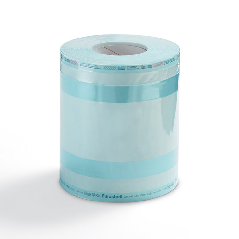 Sterilisatiefolie 20 x 5 cm met Falte, 100 m Rol