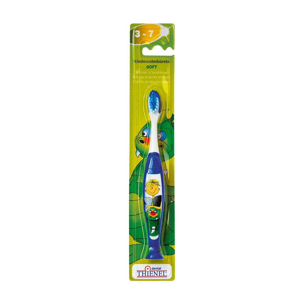 Tandenborstel 3-7 jaar Ritter blauw St
