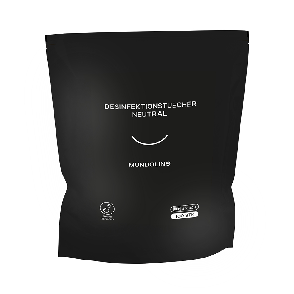Mundoline Desinfectie doeken 28 x 30 cm neutraal, 100 St.