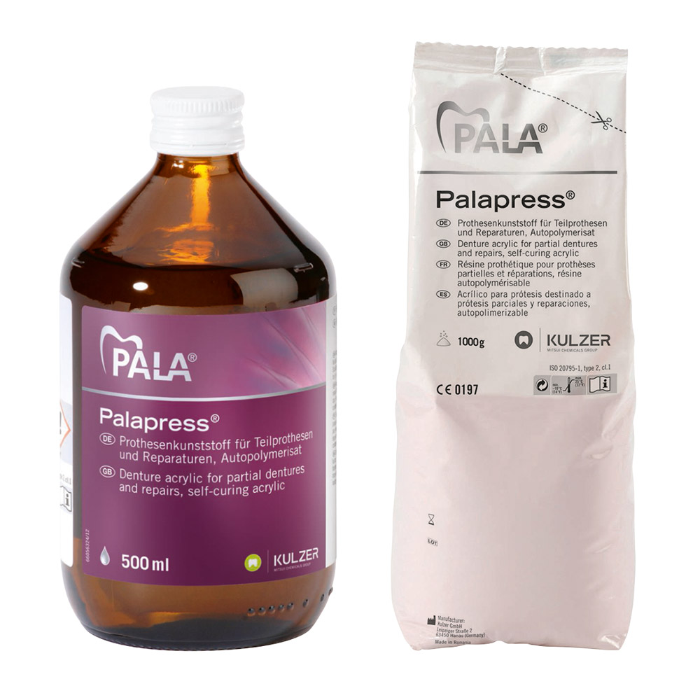 Palapress poeder roze geaderd, 1 kg