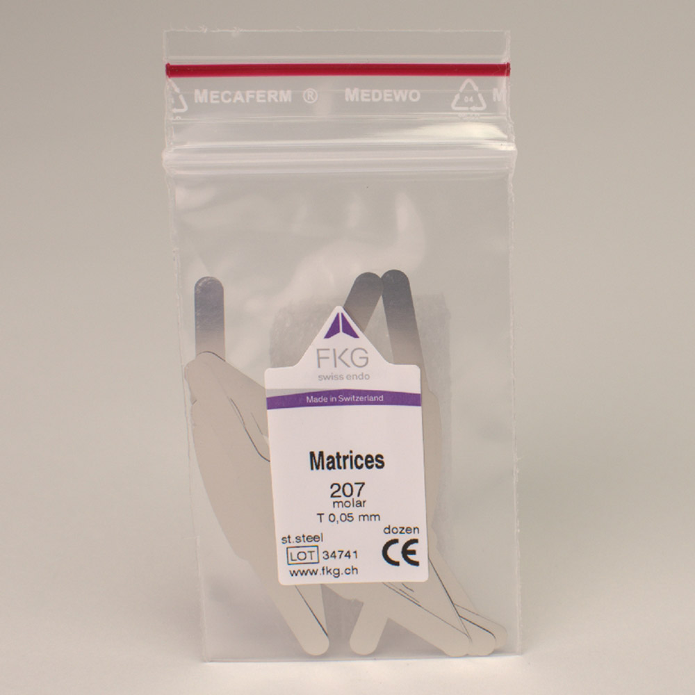 Matrijzen FKG 207T Staal 0,05, 12 stuks