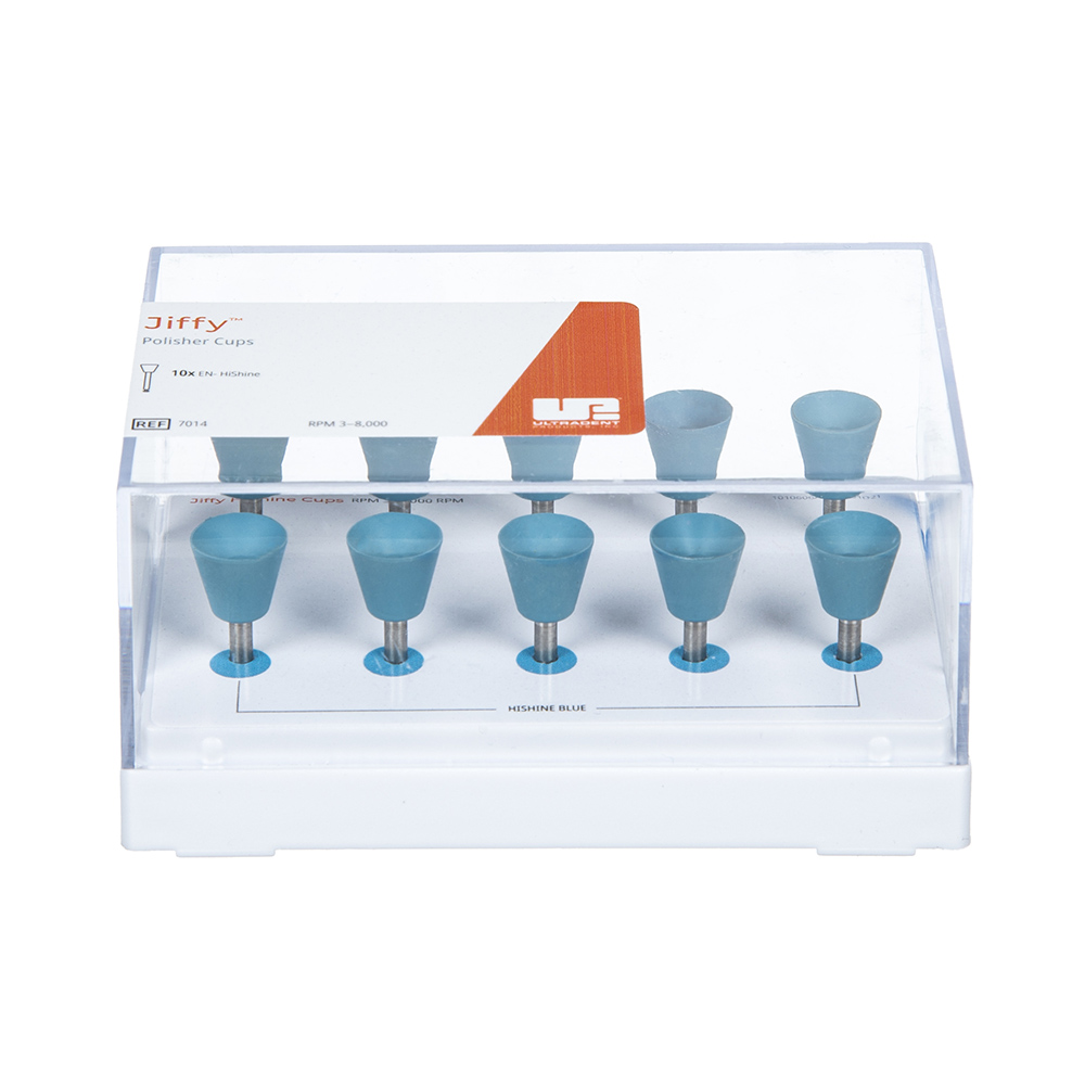 Jiffy HiShine kelk blauw, 10 stuks