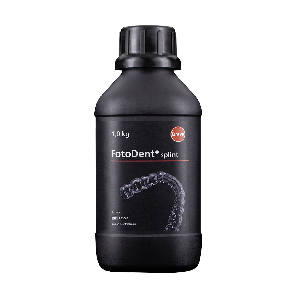 FotoDent splint kleurloos-transparant, 1 kg fles