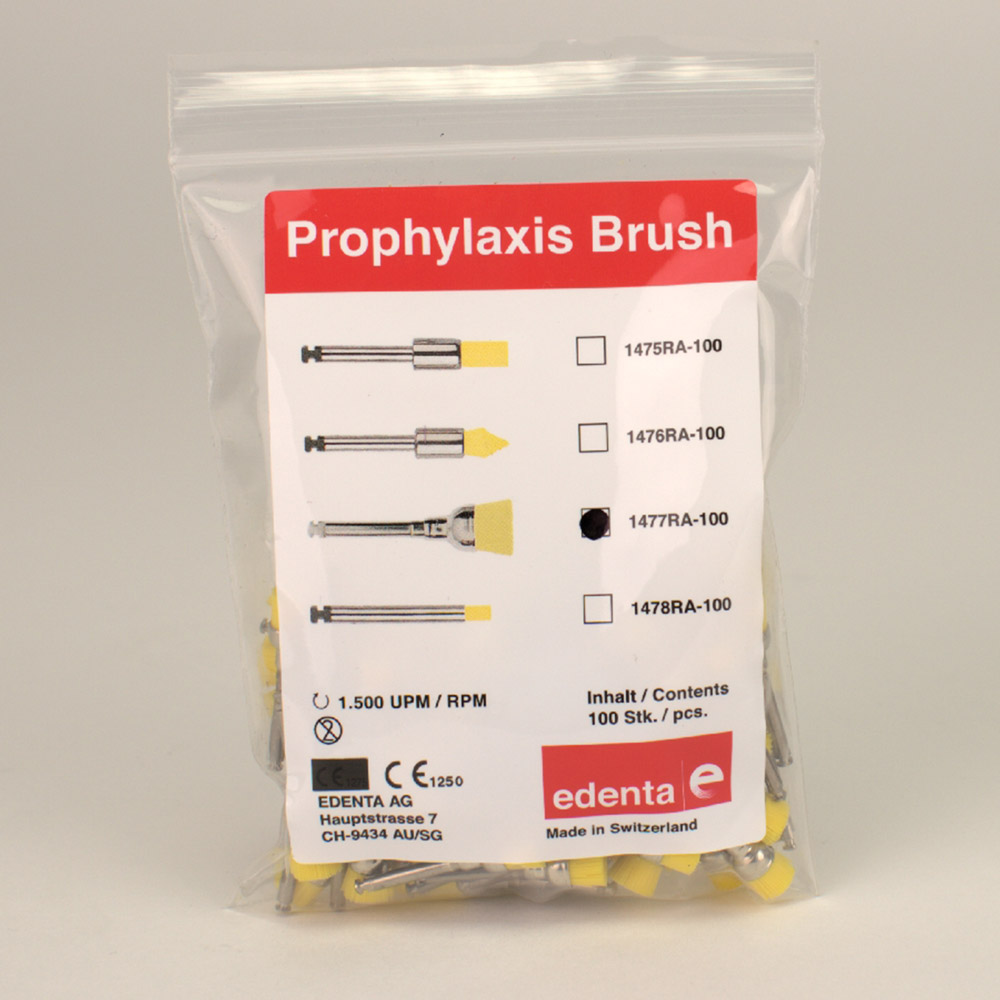 Prophy borstel Wst 1477 hard, 100 stuks