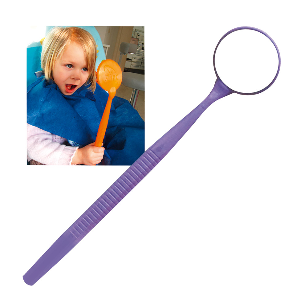 Mondspiegel Mega Mirror ø 6,35 cm neonpaars, stuk