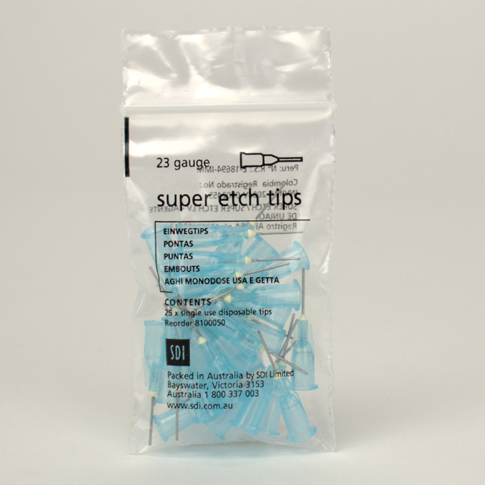 Wegwerptips voor Super Etch, 25 stuks