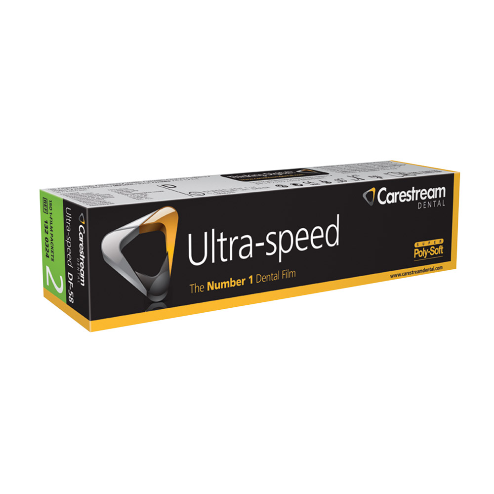 Ultra speed DF 58 3 x 4 cm, 150 Losse films Verpakking