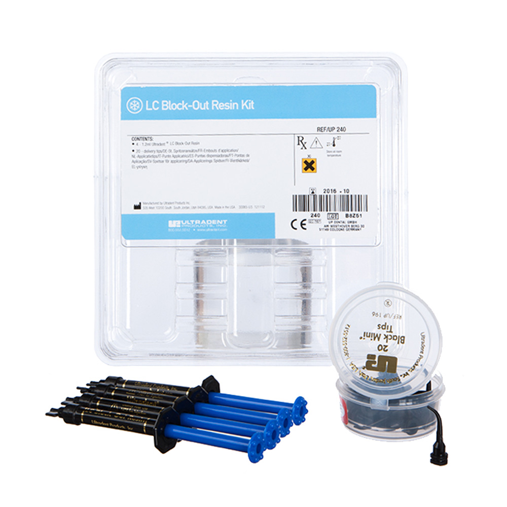 LC Block-Out Resin, 4 x 1,2 ml + 20 tips