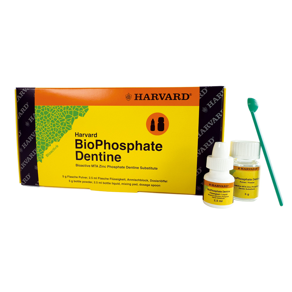Harvard BioPhosphate Dentin universele HandMix, verpakking 5 g / 3 ml