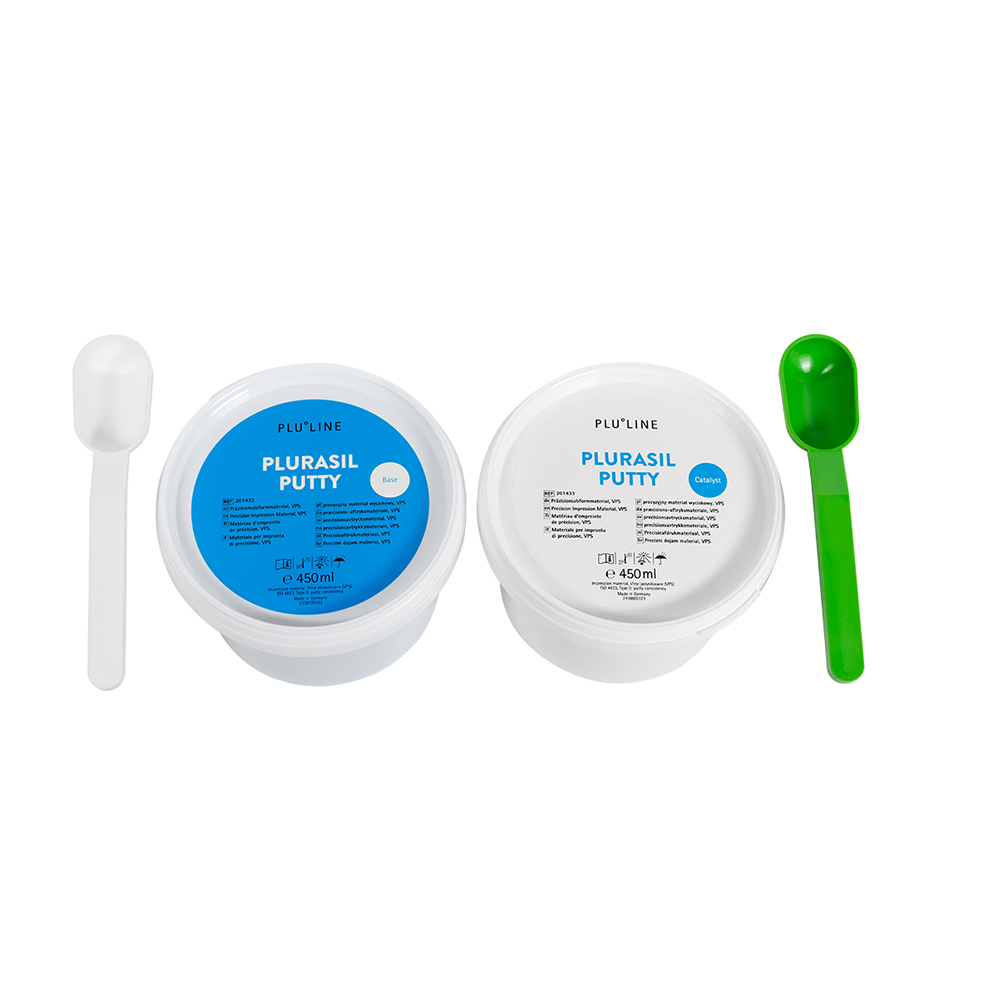 PLURASIL PUTTY blauw-groen, 2x450ml