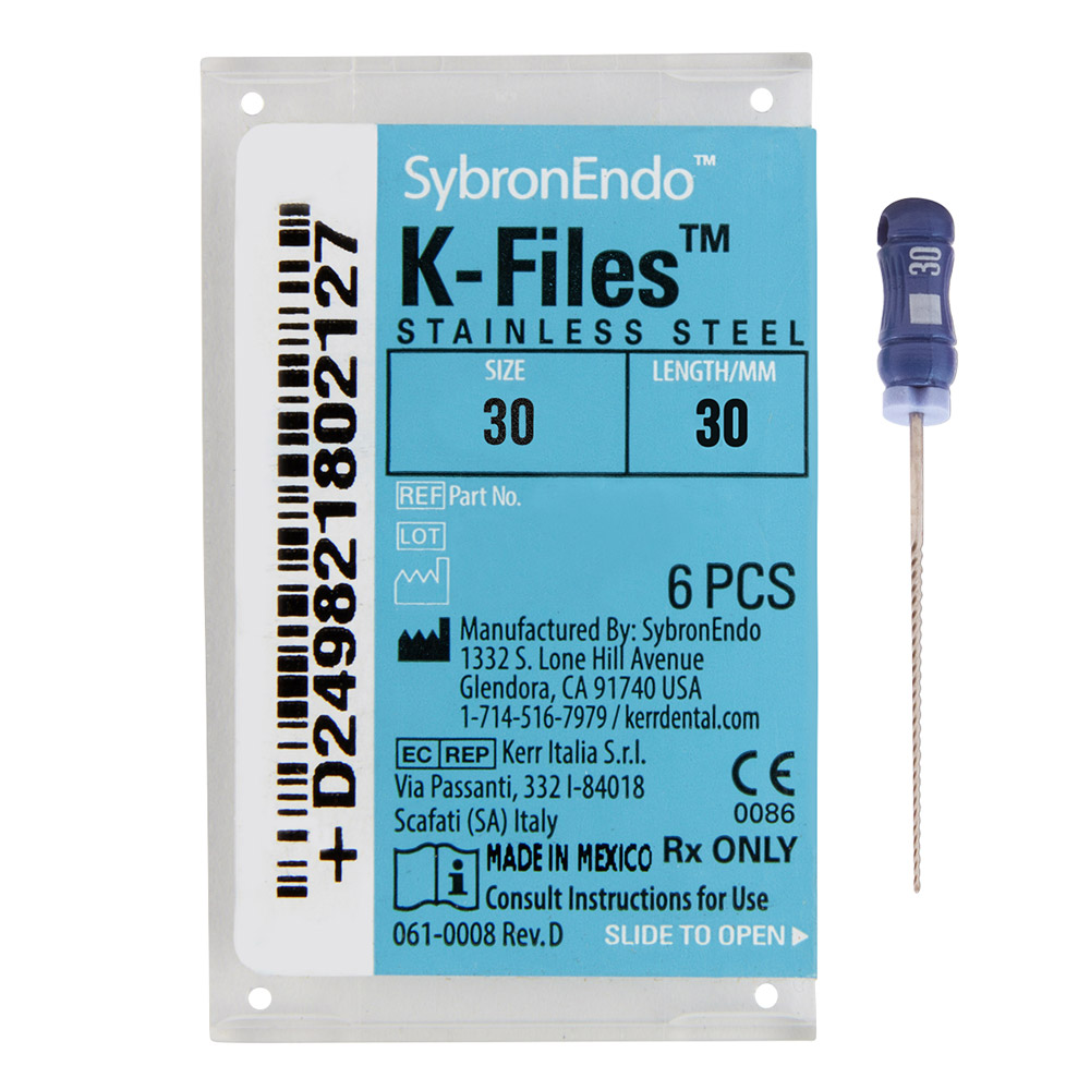 K-bestanden 030 30 mm, 6 stuks