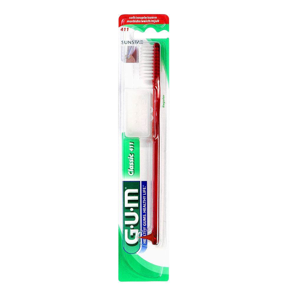 GUM Classic tandenborstel groot zacht, stuk blister