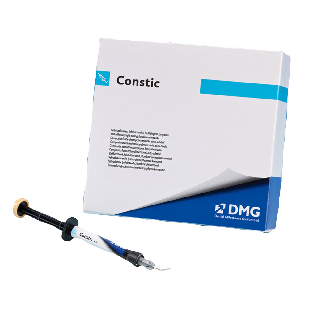 Constic opak wit, 2 x 2 g spuit met accessoires