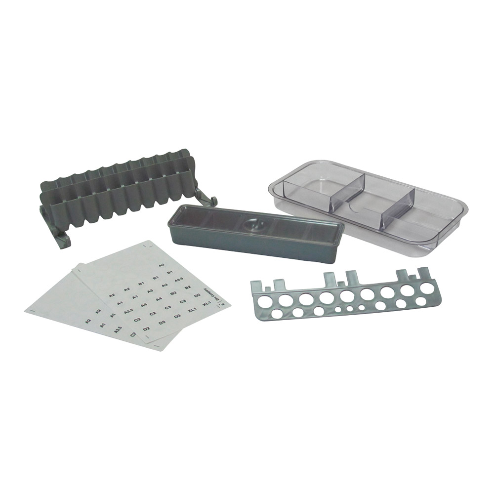 Spuiten materiaalbak, accessoireset