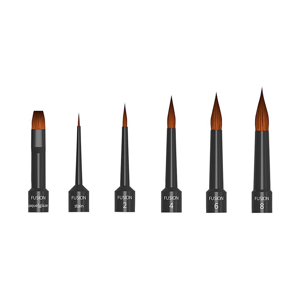 FUSIONbrush reservetip nr.8, 2 stuk
