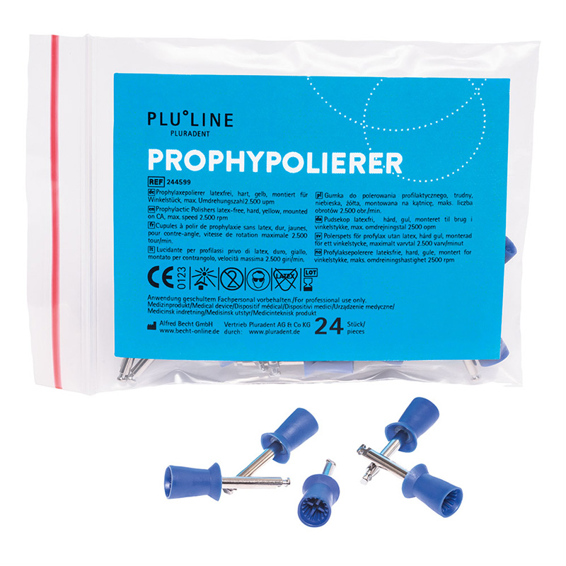 PLULINE PROPHY POLIJSTERS soft blauw, 24 stuks