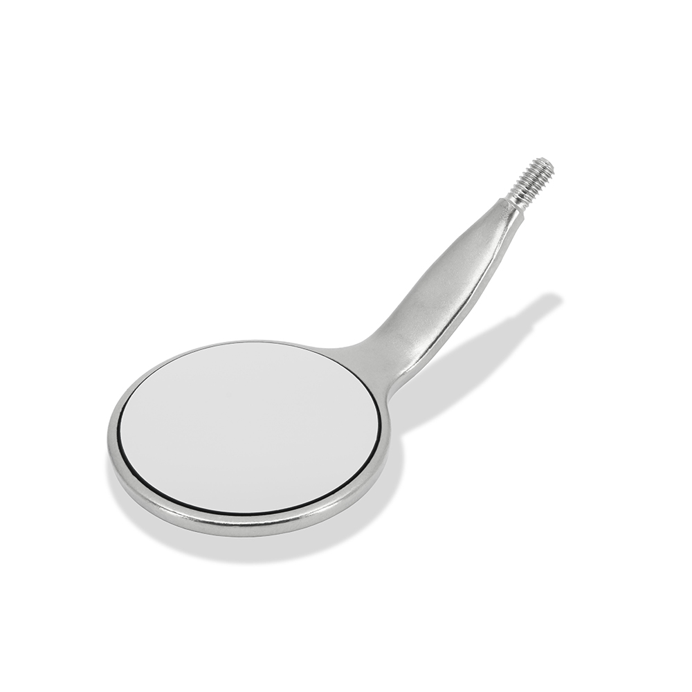 Mondspiegel MEGA Rhodium 5 vlak SS, 12 stuks