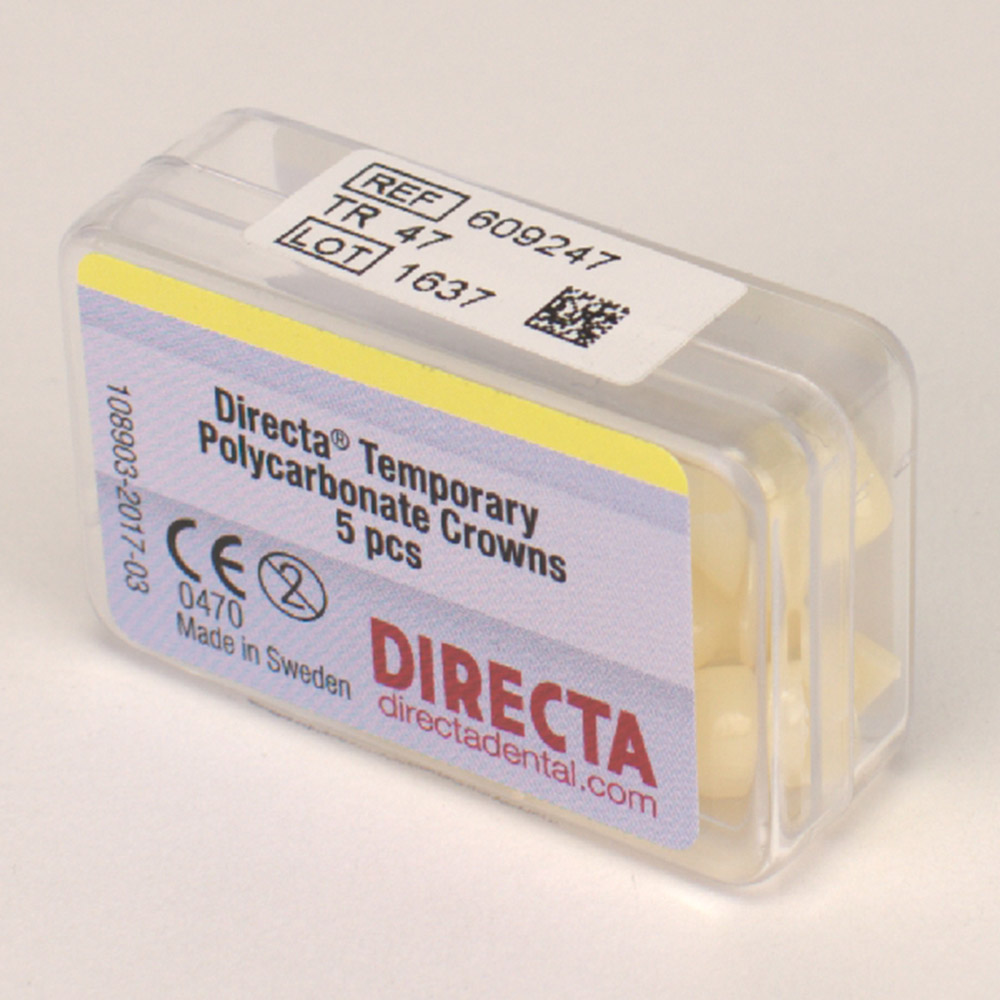 Directa-kronen translucide nr. 47, 5 stuks