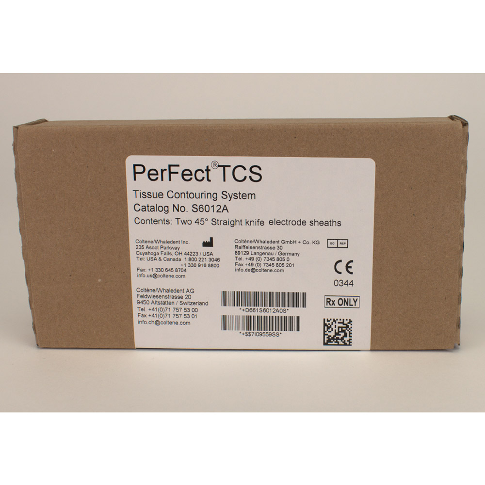 Perfect TCS elektrodehandstuk rechte mes 45 graden, 2 stuk