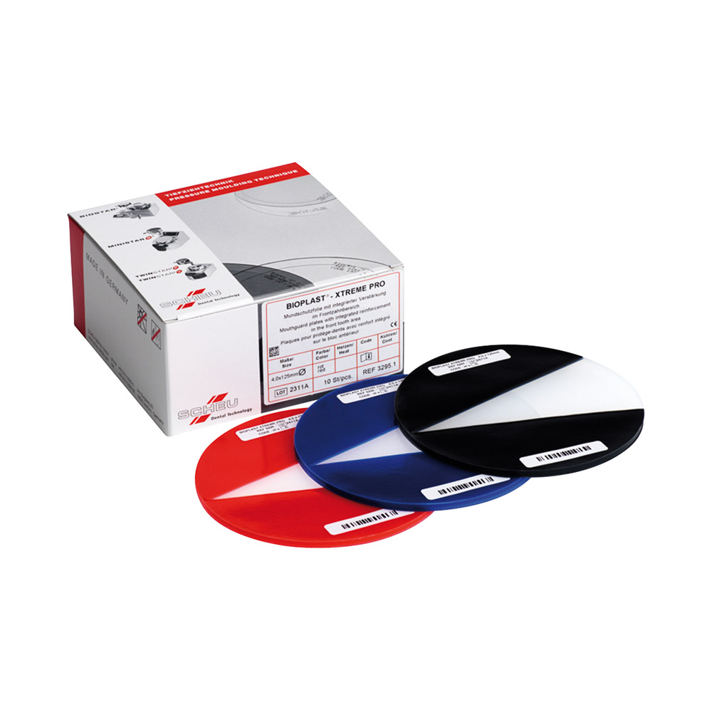 Bioplast Xtreme dieptrekfolie 125 x 4,00 mm rood, 10 stuks